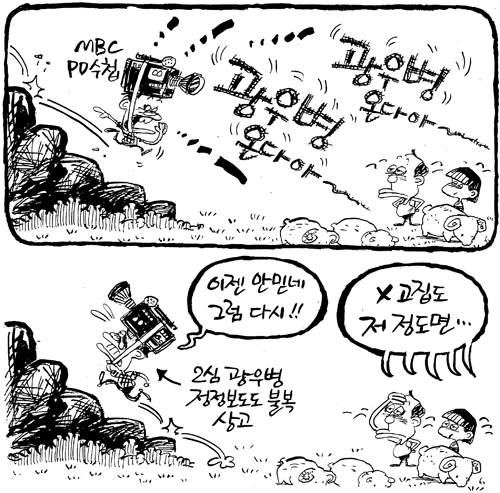 만평 기사 이미지