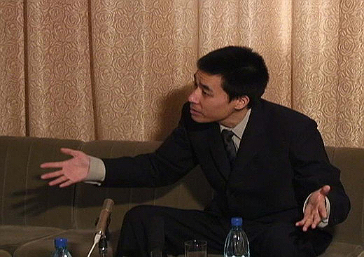 朝鮮中央通信が報じたロバート・パクさんの画像