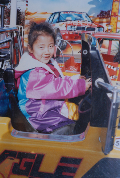 
	���̱ⱸ�� �ö� ź ���� ������. ���� �������� �峭�� �����̴�. �̶��� �ص� ���� �˾�����. �� �ҳడ ���踦 ȣ���� ��.
