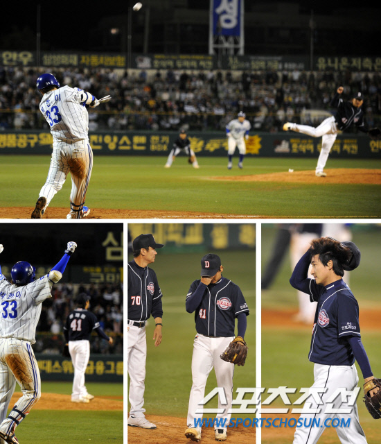 
	2010,10,07

PO1���� �Ｚ-�λ�

�Ｚ �����̰� ��Ÿ�μ��� ������ ���ƴ�.

�����̴� 5-3���� ������ �ִ� 8ȸ�� 2�� 1,2�翡�� �λ� �������� ���� ���� 3��Ȩ���� ġ�� ������ �λ����̴�.

�뱸=����������basser@sportschosun.com


