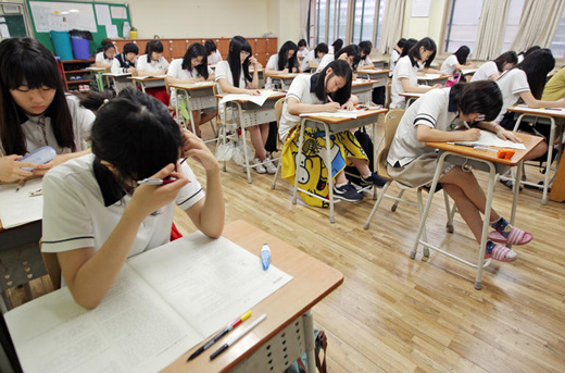 오늘 초중고 국가수준 학업성취도 평가시험