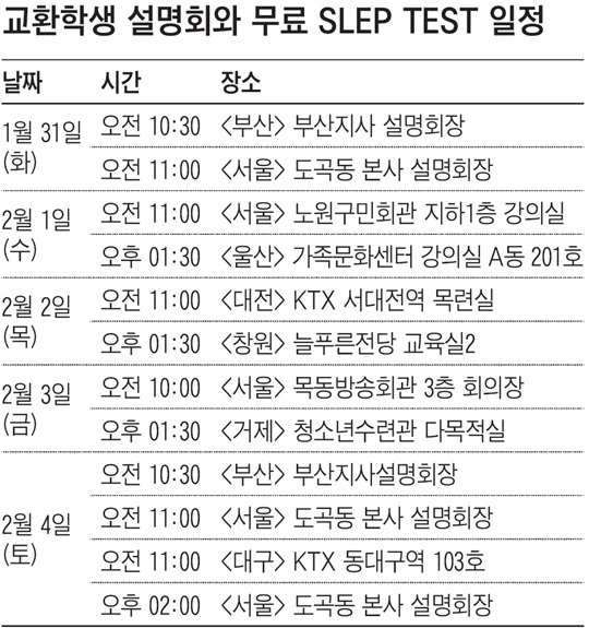 美 국무부 교환학생 참가자 모집