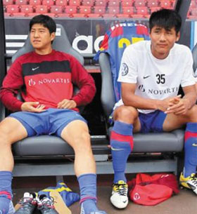 
	������ �����౸���� FC�������� �Բ� �ٰ� �ִ� ����ȣ(����)�� �ڱ���. /ESPN Ȩ������
