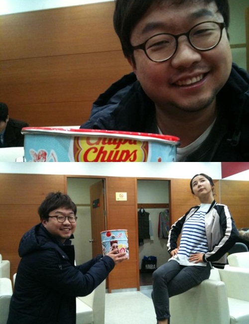 
	�質��, ȭ��Ʈ���� ���� �޾�.."�� ����, �޾���� �ұ��?"
