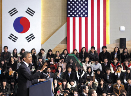 
	���� �پȺ�����ȸ�� ������ ���� ���� ���� ���ٸ� �� ������� 26�� ���빮�� �̹��� �ѱ��ܱ���� �̳׸��� �����丮�򿡼������� ��ȸ���� �ѱ��� ���ҡ��� ���� �����ϰ� �ִ�. ���ٸ� ������� Ư���� �տ��� ��� ���� �л����� �������� ���� �� ������ ��ٷȴ�. /ä�¿� ���� rainman@chosun.com
