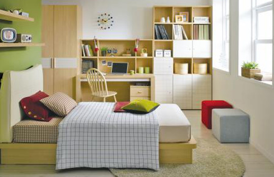 아이와 함께 안락한 색감 골라야