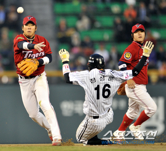 
	���ξ߱� LG�� KIA�� ��Ⱑ 13�� ���� ��Ǿ߱��忡�� ��������. 2ȸ�� 1�� 1�� �������� �ֵ����� ���߶����� 2�翡�� �ƿ��ǰ� �ִ�.

���=���ؿ� ���� noodle@sportschosun.com/2012.04.13/


