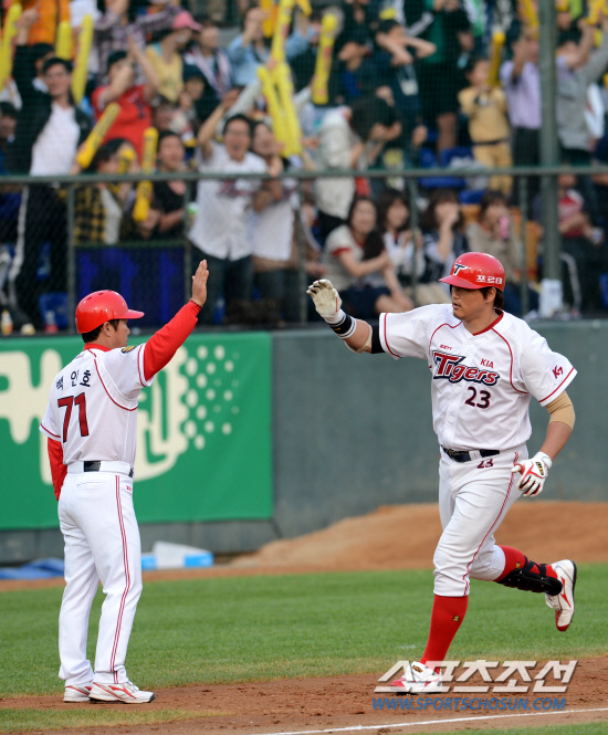 
	KIA�� �λ��� �ָ� 3���� �ι�° ��Ⱑ 12�� ���� ����忡�� ���ȴ�. 5ȸ�� 2�� ���� KIA ������ ���߿� ����Ȩ���� ġ�� ����ȣ 3�� ��ġ�� ����� ������ �ִ�.

����=���� ���� wook@sportschosun.com/2012.05.12/


