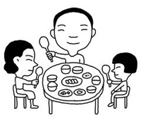 비행 청소년을 줄이는 지름길은 부모와의 식사