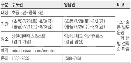 [맛공 알립니다] 명문대생과 떠나는 자기주도멘토링 캠프