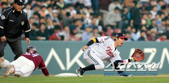 
	�ý��� �ְ� ���̹��� ������ LG�� �ؼ��� 2012 ���ξ߱� ��Ⱑ 23�� ��� �߱��忡�� ���� ����. �ؼ� 2ȸ�� ���� 1�� 1,3�翡�� ����â�� Ÿ���� ���� LG 1��� �̺��԰� ���̽���ġ �� 3�翡 �������� �㵵ȯ�� �绡�� �ͷ� ������ �ǰ� �ִ�. LG�� �̺����� �߼��������� ������ ���̸� ���� �ߴ�.

���=������ ���� rainmaker@sportschosun.com/2012.05.23/


