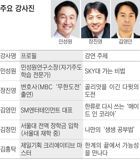 [맛공 알립니다] 중고생 브런치 콘서트, 명사와 만나세요