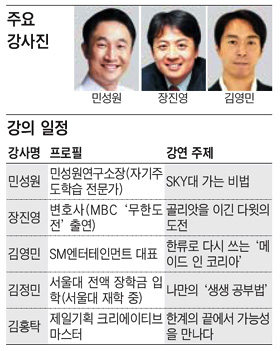 [맛공 알립니다] 인문사회 명사와 함께하는서울 중고생 브런치콘서트 '2탄'