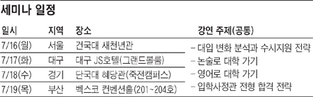 [맛공 알립니다] 2013 대입 합격을 위한 수시 지원·입학사정관 전략 세미나