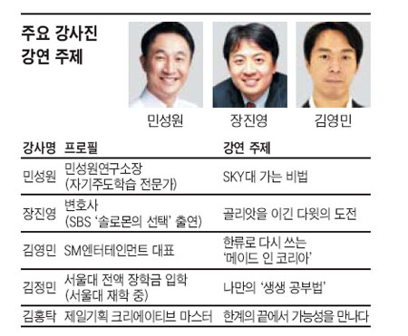 [알립니다] 인문사회 명사와 함께하는 중고생 브런치콘서트 '서울 2탄'