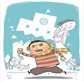 중학교 3학년생이 40대 女담임 폭행