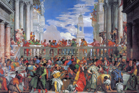 
	파올로 베로네세 '가나의 결혼식' - 캔버스에 유채, 666×990㎝, 파리 루브르박물관 소장.
