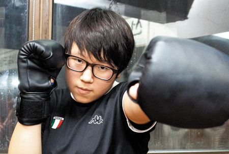 [우리학교 명물 열전] '여고생 복서' 정민주(부산 학산여고 1)양