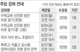 [맛공 알립니다] 조선교육문화센터 학부모 특별 강좌