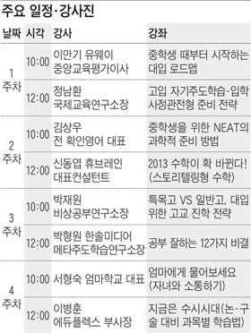 [맛공 알립니다] '중등맘' 브런치에듀 10월 개최