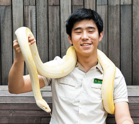 [우리학교 명물 열전] 못 말리는 '뱀 마니아' 차승훈(서울 서라벌고 3)군