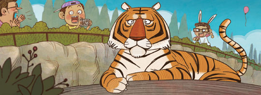 [신문은 선생님] [도전! 창의퀴즈왕] '스타' 호랑이는 동물원 가장 깊숙한 곳에 있어요