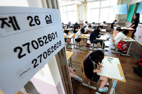 2013학년도 대입 수험생 시험요령