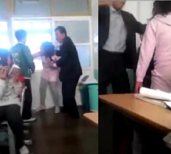 "엄마가 학교 운영위원인데 너 같은건"…초등교실서 교사와 초등생 서로 뺨 때리는 동영상 논란