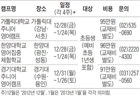 [맛공 알립니다] 대학교서 열리는 통학형 영어캠프