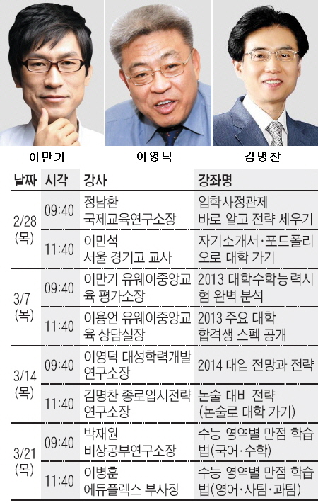 [맛공 알립니다] 서울 노원서 열리는  2월의 고등맘 '대입 브런치에듀' 외