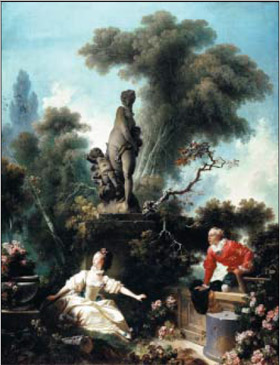 장 오노레 프라고나르 '밀회'…1771~1772년, 캔버스에 유채, 317.5×243.8㎝, 미국 뉴욕 프릭 컬렉션 소장