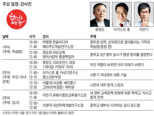 [맛공 알립니다] 서울·경기·울산서 열리는 '중등맘 브런치에듀' 외