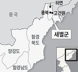 
	북한 지도
