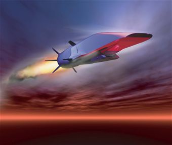 극초음속 제트기 X-51A 웨이브라이더/미 공군 웹사이트