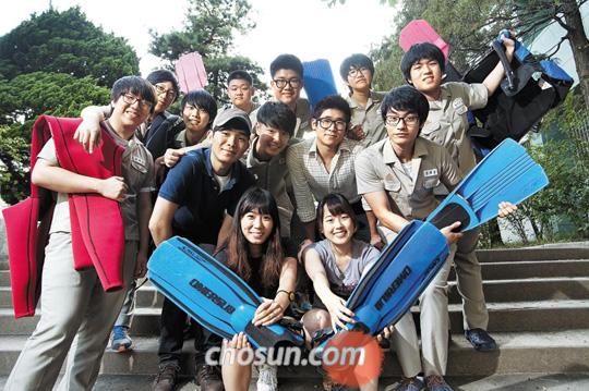 [고교 동아리, 대학 동아리에 길을 묻다] (2) 스킨스쿠버다이빙 편