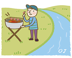 [NIE 신문활용교육] "강바람과 삼겹살은 최고 궁합", "조용하고 쾌적한 나들이 방해"