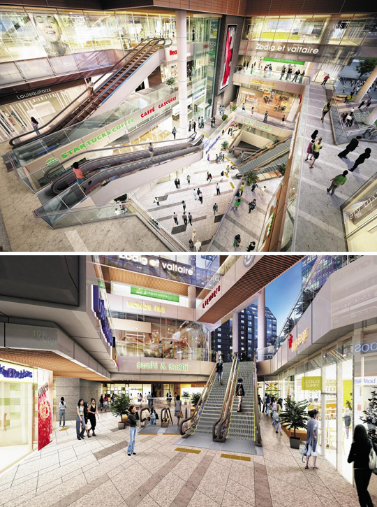 강남역 센트럴애비뉴 상가가 주목받고 있다. 사진은 센트럴 애비뉴 내부 이미지.