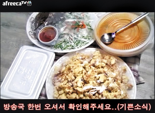 
	매일 자정쯤이면 어김없이 개설되는 인터넷 개인방송국의 먹방 채널.
