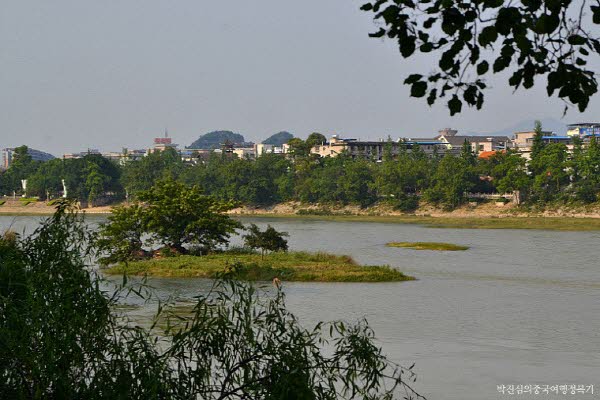 복파산 옆을 흐르는 이강(漓江)
