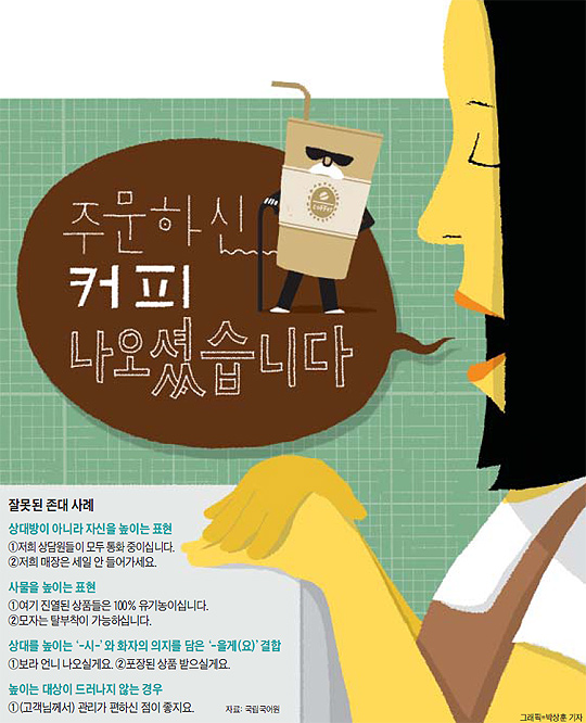 [한글이 아프다] [3] 이 옷 예쁘십니다, 세일 가격이세요… 길 잃은 높임말