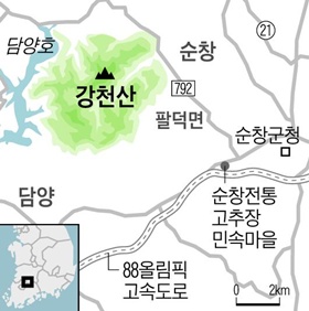 
	강천사 개념도
