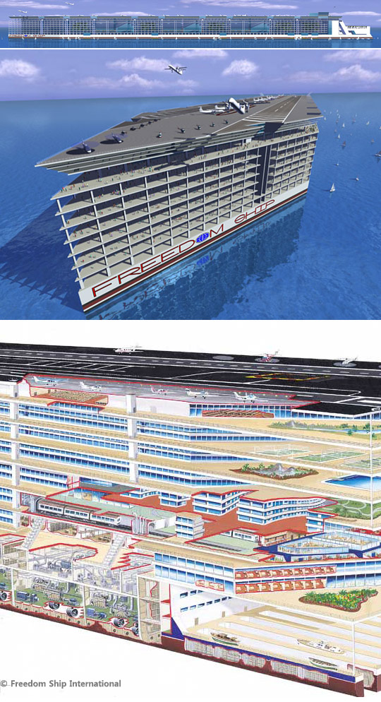 길이 1.3km 25층 규모의 '거대 해상 도시' 프로젝트
