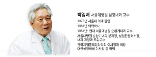최고 권위 박영배 교수 "심장병 환자는 아침 운동 삼가하고 새벽 보온에 신경써야"