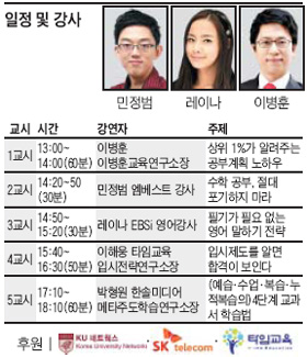 새 학년 대비 초·중생 위한 2014 공부콘서트 '공부는 전략이다'