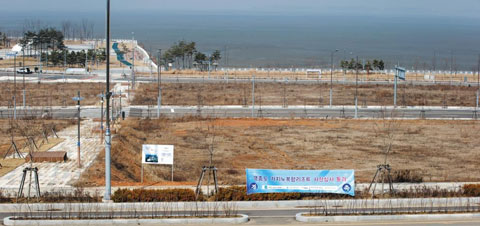 외국계 카지노 업체 LOCZ코리아가 인천 영종지구에서 복합 리조트 사업을 추진하고 있는‘미단시티’개발 예정 부지.