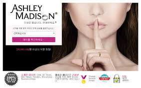 애슐리메디슨 사이트 첫 대문 / 사이트 캡쳐