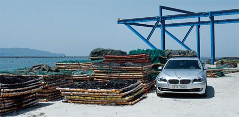 
	노화도에서 BMW나 에쿠스 같은 고급승용차를 자주 찾아볼 수 있다. 

