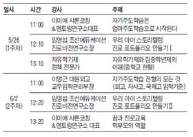자유학기제 어떻게 대비할 것인가… 진로·진학 브런치에듀 참가하세요