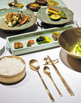 대표적인 상차림이다.