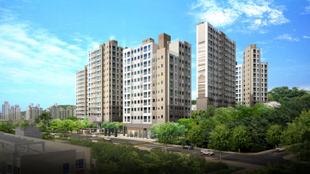 용인서천지구에 현대산업개발이 새로 공급하는 서천 아이파크 조감도